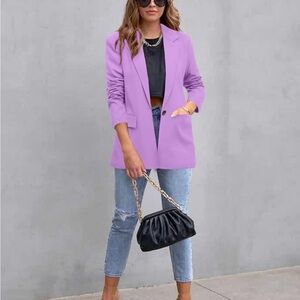 Women's Purple Blazer